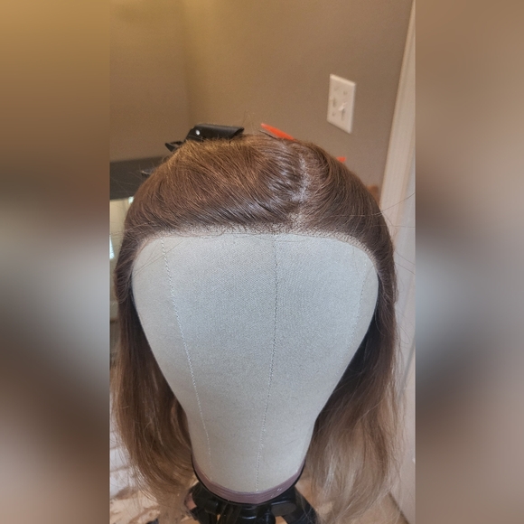 Ombre Brown and Blonde Wig - Picture 5 of 6